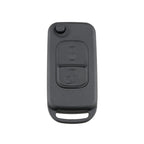 For Mercedes-Benz Car Keys Replacement 2 Buttons Car Key Case with Foldable Key Blade, 2 Buttons