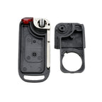 For Mercedes-Benz Car Keys Replacement 2 Buttons Car Key Case with Foldable Key Blade, 2 Buttons