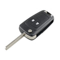 For Opel Car Keys Replacement 2 Buttons Car Key Case with Foldable Key Blade, 2 Buttons with Foldable Key Blade