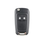 For Opel Car Keys Replacement 2 Buttons Car Key Case with Foldable Key Blade, 2 Buttons with Foldable Key Blade