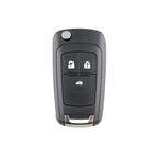 For Opel Car Keys Replacement 3 Buttons Car Key Case with Foldable Key Blade, 3 Buttons with Foldable Key Blade