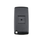 For PEUGEOT Car Keys Replacement 2 Buttons Square Car Key Case with Grooved and Holder, 2 Buttons Square with Grooved