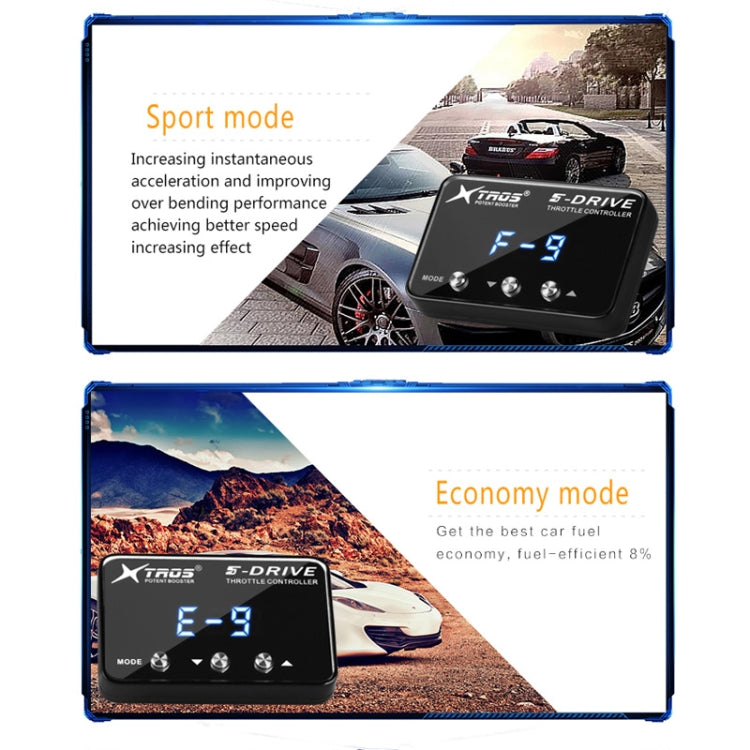 TROS KS-5Drive Potent Booster for Nissan Navara D22 2008-2015 Electronic Throttle Controller, For Nissan Navara D22