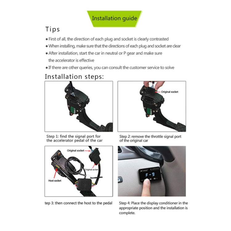 TROS KS-5Drive Potent Booster for Smart Forfour Electronic Throttle Controller, For Smart Forfour