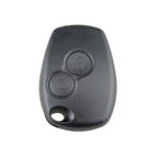 For RENAULT Clio / Megane / Laguna / Kangoo Car Keys Replacement 2 Buttons Car Key Case with 206 Socket, without Blade, For RENAULT Clio with 206 Socket