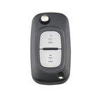 For RENAULT Clio / Megane / Kangoo / Modus Car Keys Replacement 2 Buttons Car Key Case with Foldable Key Blade, For RENAULT Clio 2 Buttons