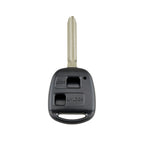 For TOYOTA Car Keys Replacement 2 Buttons Car Key Case with Key Blade, 2 Buttons