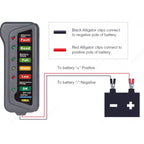 TIROL T16897 12V Auto Car Digital Battery Alternator Tester 6 LED Lights Display, TIROL T16897