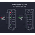 TIROL T16897 12V Auto Car Digital Battery Alternator Tester 6 LED Lights Display, TIROL T16897