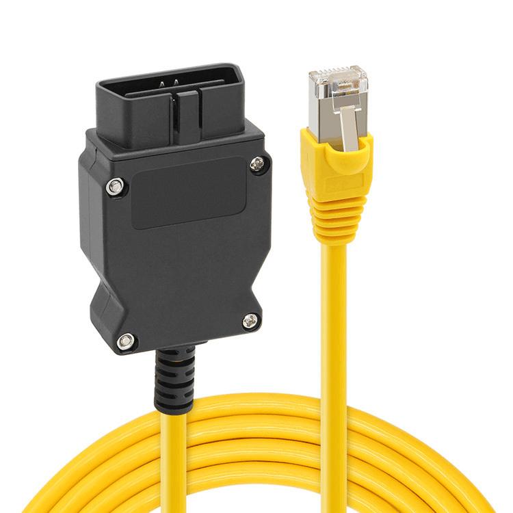 OBD Plug Adapter for BMW Enet Ethernet to OBD 2 Interface, OBD Plug Adapter