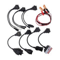 8 PCS Car Diagnostic Cable and Connector OBD2 Cable, 8 in 1  Car OBD2 Cable