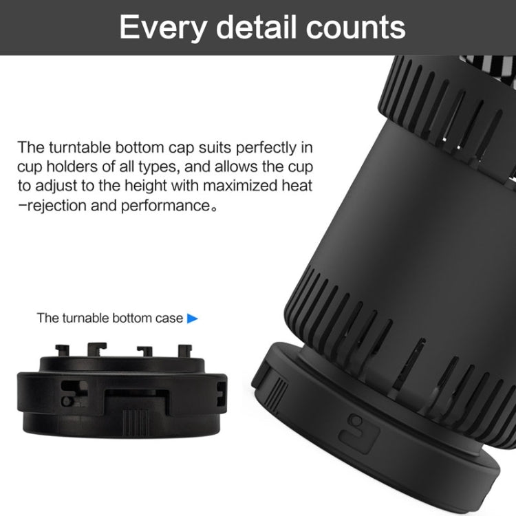 Portable 12V Car Smart Dual-purpose Heating Cooling Cup Holder, For Car