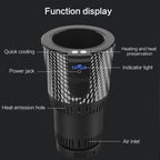 Portable 12V Car Smart Dual-purpose Heating Cooling Cup Holder, For Car
