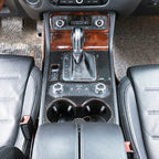 Car Carbon Fiber Gearshift Panel Frame Decorative Sticker for Volkswagen Touareg, Gearshift Panel