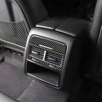 3 PCS Car Carbon Fiber Rear Air Outlet Decorative Sticker for Volkswagen Touareg, Rear Air Outlet