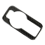 Car Carbon Fiber Headlight Panel Decorative Sticker for Volkswagen Touareg, Headlight Panel