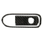 Car Carbon Fiber Front Passenger Seat Armrest Box Switch Decorative Sticker for Volkswagen Touareg, Front Passenger Seat Armrest Box Switch