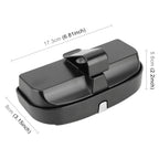 Car Multi-functional Glasses Case Sunglasses Box with Card Slot, Flat Style, Flat Style (Black), Flat Style (Pink), Flat Style (Grey), Flat Style (Beige)