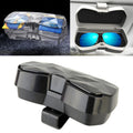 Car Multi-functional Glasses Case Sunglasses Storage Holder with Card Slot, Diamond Style, Diamond Style (Transparent), Diamond Style (Black), Diamond Style (Pink), Diamond Style (Beige)
