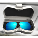 Car Multi-functional Glasses Case Sunglasses Storage Holder with Card Slot, Diamond Style, Diamond Style (Transparent), Diamond Style (Black), Diamond Style (Pink), Diamond Style (Beige)