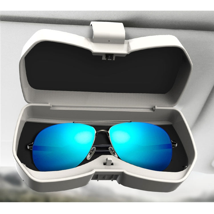 Car Multi-functional Glasses Case Sunglasses Storage Holder with Card Slot, Diamond Style, Diamond Style (Transparent), Diamond Style (Black), Diamond Style (Pink), Diamond Style (Beige)