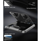 Car Carbon Fiber Texture Silicon Mobile Phone Holder for 3.5-6.8 inches Cellphone, Phone Holder for 3.5-6.8 inches Cellphone