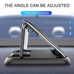 Car Carbon Fiber Texture Silicon Mobile Phone Holder for 3.5-6.8 inches Cellphone, Phone Holder for 3.5-6.8 inches Cellphone