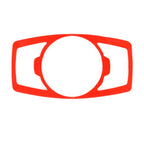 Car Carbon Fiber Headlight Adjustment Frame Decorative Sticker for Ford New Mondeo, Headlight Adjustment Frame