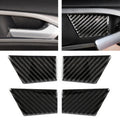 4 PCS Car Carbon Fiber Door Inner Handle Wrist Panel Decorative Sticker for Ford New Mondeo, Door Inner Handle Wrist
