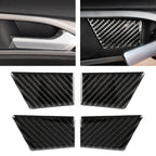 4 PCS Car Carbon Fiber Door Inner Handle Wrist Panel Decorative Sticker for Ford New Mondeo, Door Inner Handle Wrist