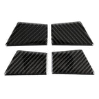 4 PCS Car Carbon Fiber Door Inner Handle Wrist Panel Decorative Sticker for Ford New Mondeo, Door Inner Handle Wrist