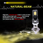2 PCS H1 DC12V-24V / 12W / 3000K / 800LM 12LEDs SMD-3030 Car LED Fog Light, H1