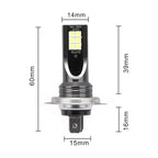 2 PCS H7 DC12V-24V / 12W / 3000K / 800LM 12LEDs SMD-3030 Car LED Fog Light, H7 (White Light), H7