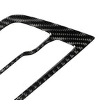 Car Carbon Fiber CD Panel Decorative Sticker for BMW 5 Series G38 528Li / 530Li / 540Li 2018, CD Panel