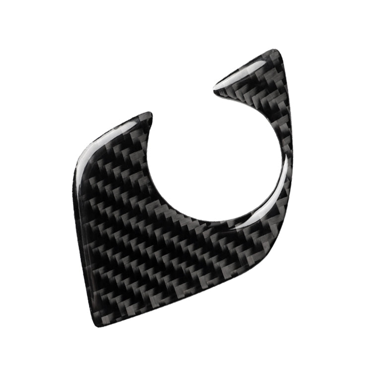 Car Carbon Fiber Gear Lever Lower Panel Decorative Sticker for BMW 5 Series G38 528Li / 530Li / 540Li 2018, Left Drive, Gear Lever Lower