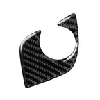 Car Carbon Fiber Gear Lever Lower Panel Decorative Sticker for BMW 5 Series G38 528Li / 530Li / 540Li 2018, Left Drive, Gear Lever Lower