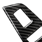 Car Carbon Fiber Door Window Lift Panel Decorative Sticker for BMW 5 Series G38 528Li / 530Li / 540Li 2018, Left Drive, Door Window Lift, B