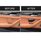 2 PCS Car Carbon Fiber Ashtray Panel Decorative Sticker for BMW 5 Series G38 528Li / 530Li / 540Li 2018, Ashtray Panel