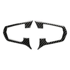 Car Carbon Fiber Steering Wheel Button Configuration A Decorative Sticker for BMW 5 Series G30/G38 X3 G01/G08, Steering Wheel, A