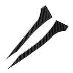 2 PCS Car Carbon Fiber Rearview Mirror Bumper Strip Decorative Sticker for BMW G30 (2018-2019) / G11 (2016-2019), Right Drive without Lens, Rearview Mirror Right Drive without Lens
