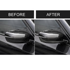 2 PCS Car Carbon Fiber Rearview Mirror Bumper Strip Decorative Sticker for BMW G30 (2018-2019) / G11 (2016-2019), Right Drive with Camera, Rearview Mirror Right Drive with Camera