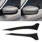 2 PCS Car Carbon Fiber Rearview Mirror Bumper Strip Decorative Sticker for BMW G30 (2018-2019) / G11 (2016-2019), Left Drive without Lens, Rearview Mirror Left Drive without Lens