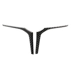 Car Carbon Fiber Steering Wheel Lower Panel Decorative Sticker for BMW G30(2018-2020) / G01(2018-2020) / G02(2019-2020), Steering Wheel Lower Panel