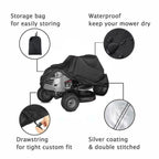 210D Oxford Cloth Waterproof Sunscreen Scooter Tractor Car Cover, Size: S, Size: S