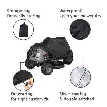 210D Oxford Cloth Waterproof Sunscreen Scooter Tractor Car Cover, Size: S, Size: S