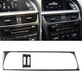 2 in 1 Car Carbon Fiber Air Conditioning Air Outlet Frame Decorative Sticker for Audi A4 B8 2009-2016 / A5 2008-2017 / Q5 2009-2017​, Left Drive, Air Conditioning Air Outlet Frame