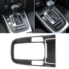 Car Carbon Fiber Gear Position Panel Decorative Sticker for Audi 2010-2018 Q5 / 2009-2016 A4L / 2009-2016 A5, Gear Position (A)