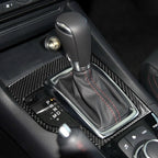 Car Carbon Fiber Left Drive Gear Frame A Decorative Sticker for Mazda Axela 2013-2016, Left Drive Gear Frame A