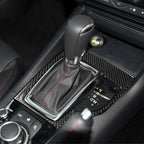 Car Carbon Fiber Right Drive Gear Frame A Decorative Sticker for Mazda Axela 2013-2016, Right Drive Gear Frame A