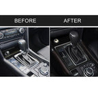 Car Carbon Fiber Left Drive Gear Frame B Decorative Sticker for Mazda Axela 2017-2018, Left Drive Gear Frame B